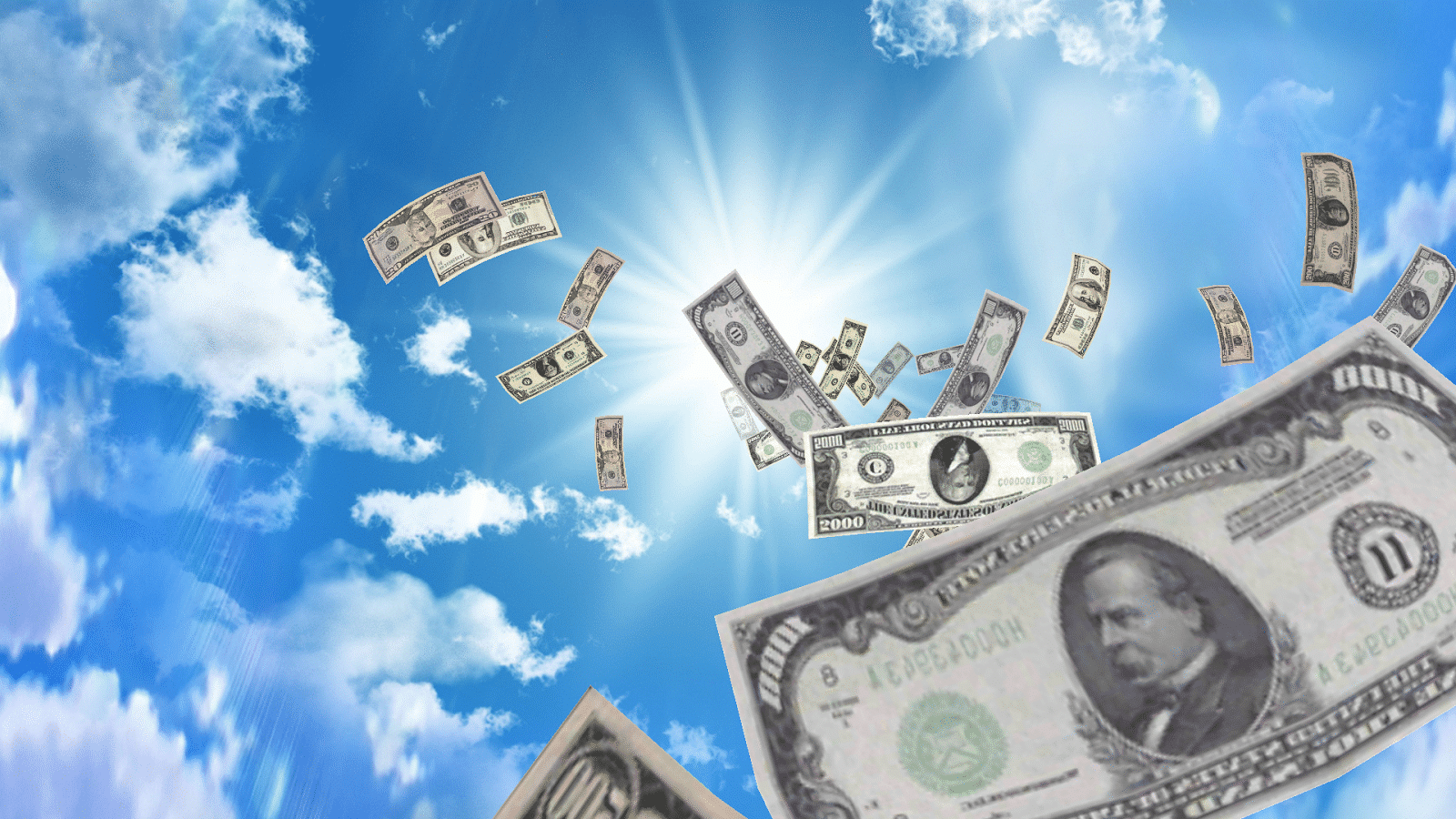 L’argent qui tombe du ciel