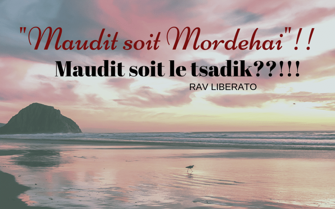 Maudit soit Mordehai Maudit soit le tsadik??!!!