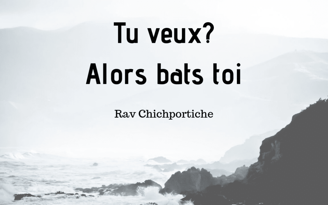 Tu veux, alors bats toi