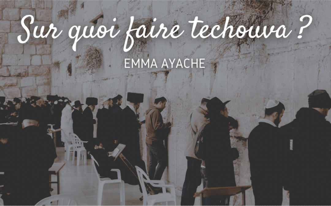 Sur quoi faire techouva