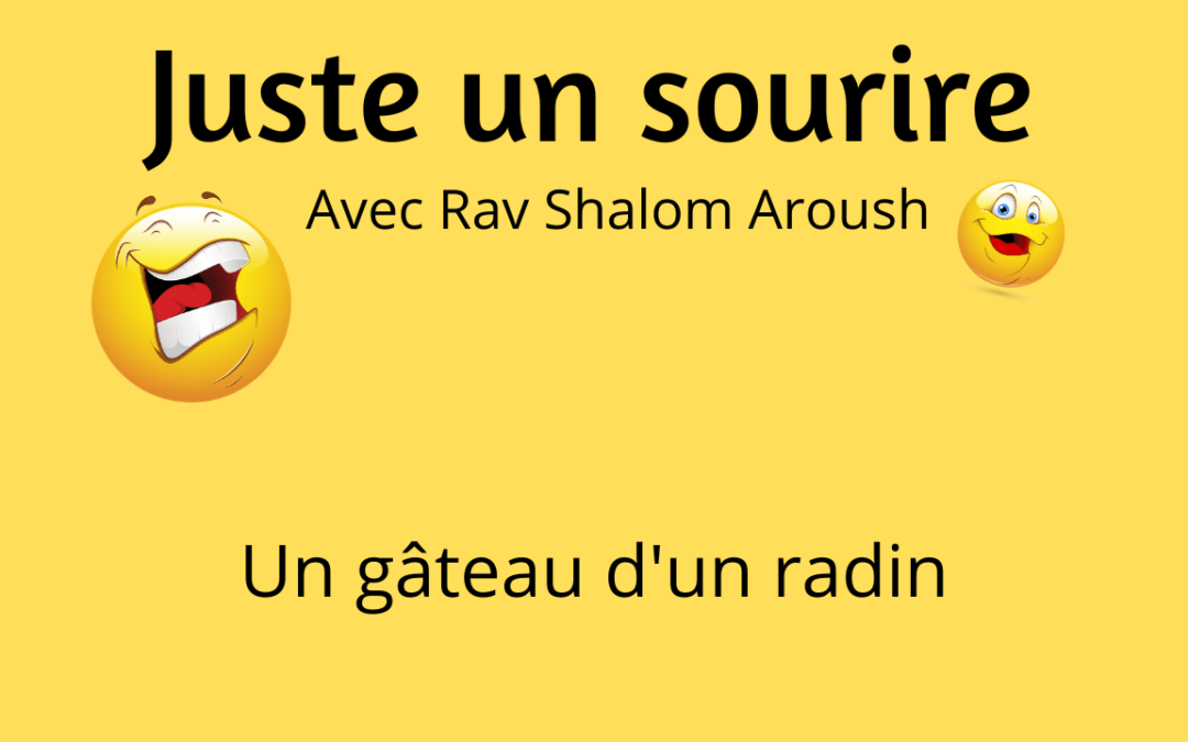 Juste un sourire- Un gâteau d’un radin