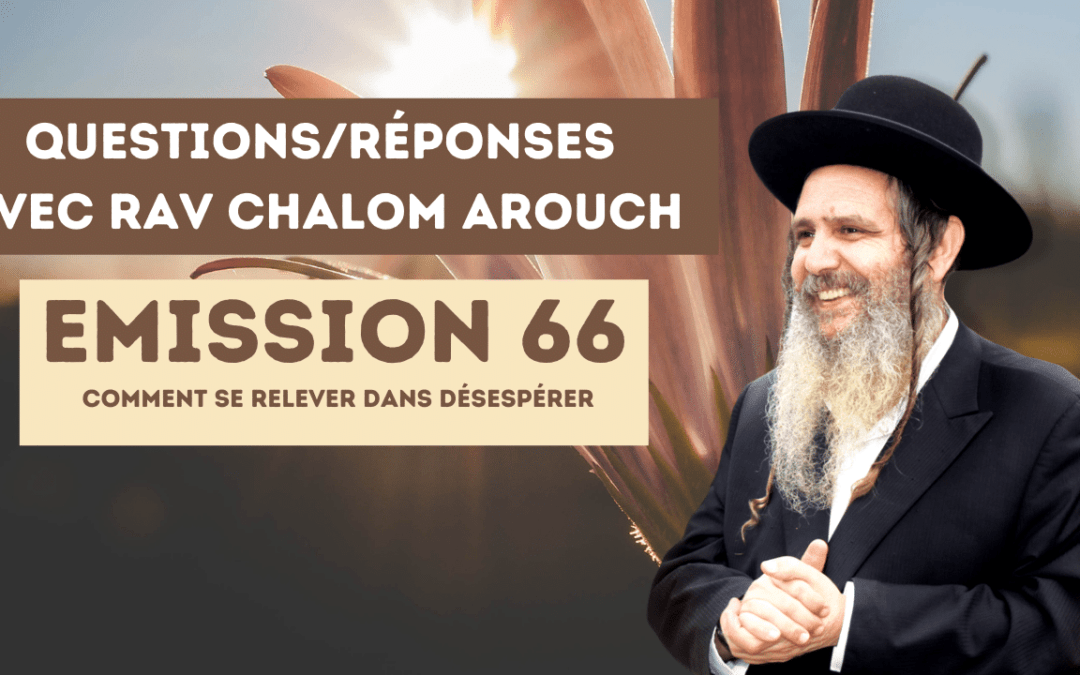 Emission 66:Comment de relever sans désespérer