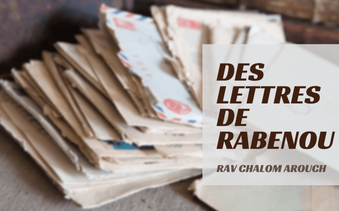 Des lettres de Rabenou
