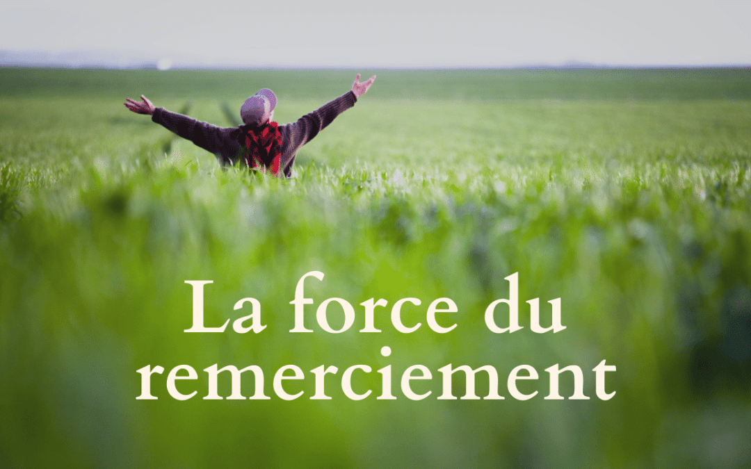 La force du remerciement