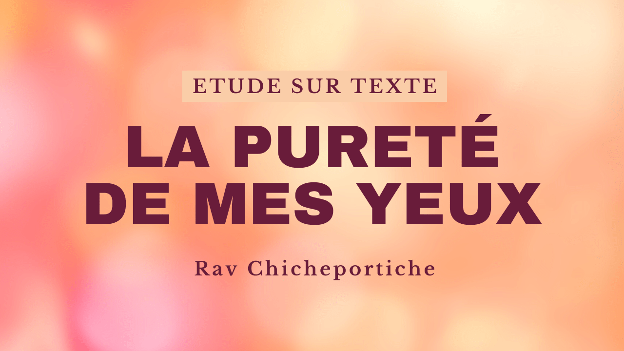 La Puret De Mes Yeux Concentre Toi Avant Tout Sur Les Fondations