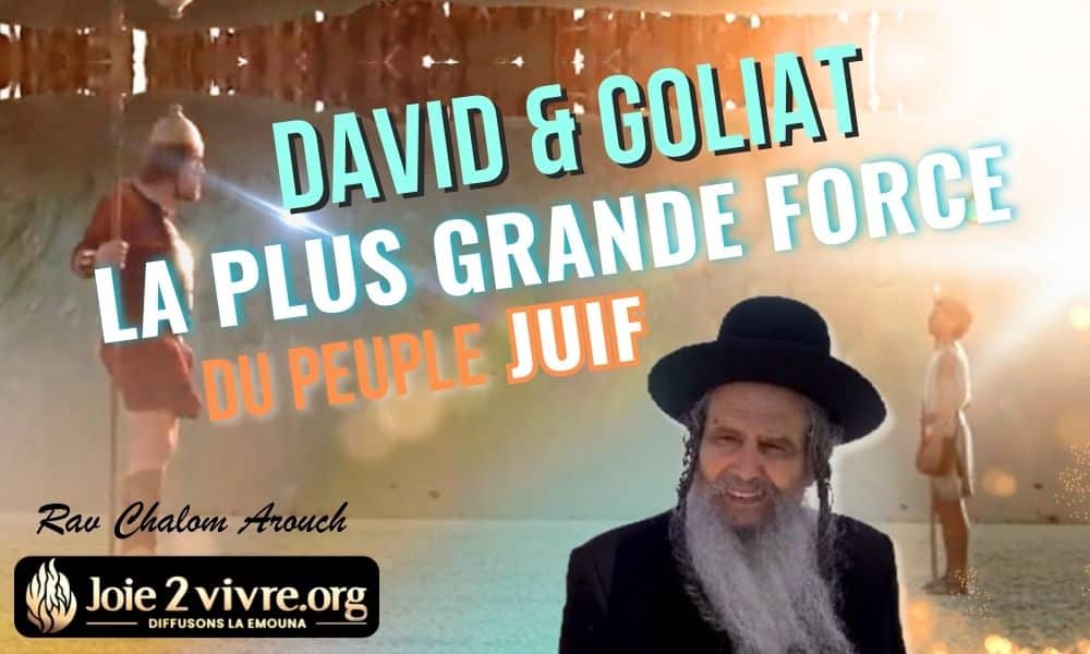 Emission 163 David et Goliat = La plus grande force du peuple Juif