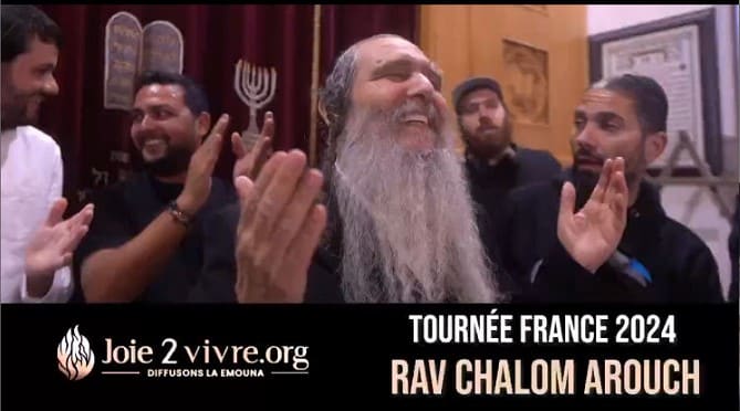 Teaser Tournée 2024 en France du Rav Arouch – ” Hachem Itbarah Tamid oèv oti “