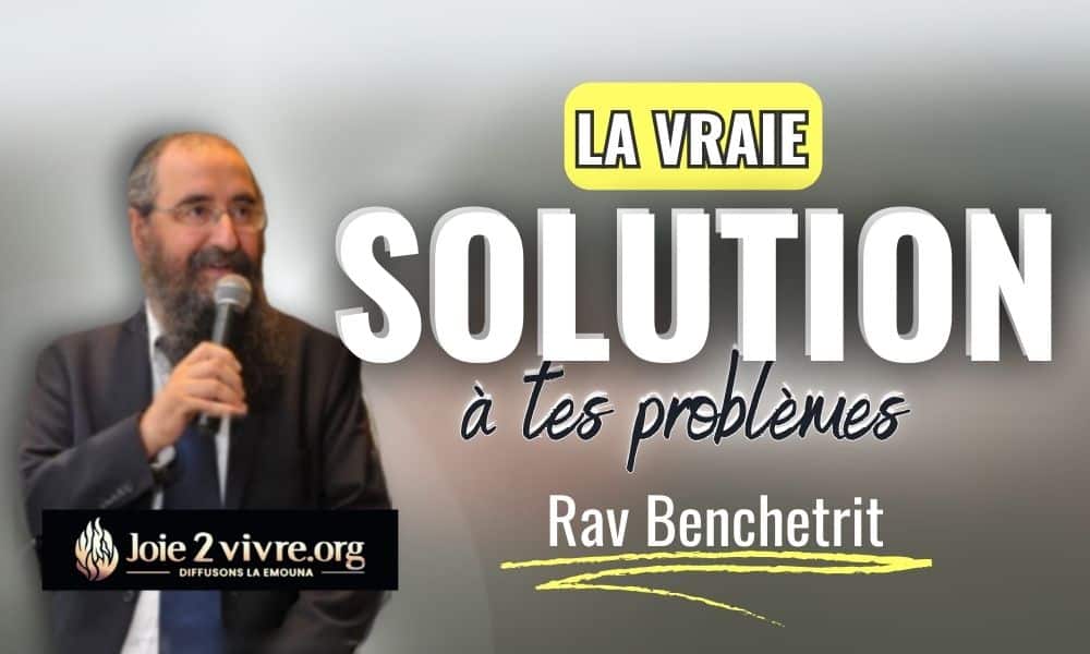 La vraie solution à tes problèmes