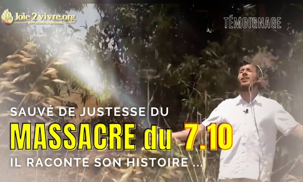 Sauvé de justesse du massacre du 7 octobre : il raconte son histoire bouleversante