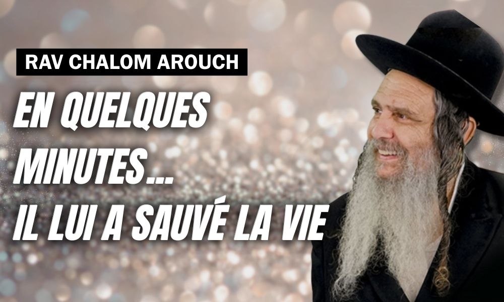 En quelques minutes…Il lui a sauvé la vie