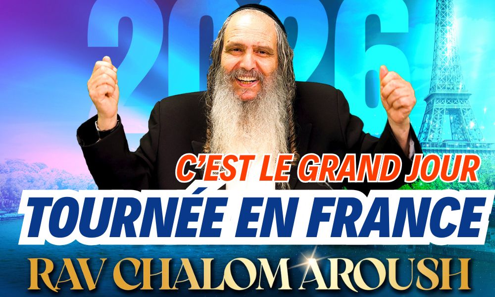 C’est le grand jour! Rav Arouch arrive en France!