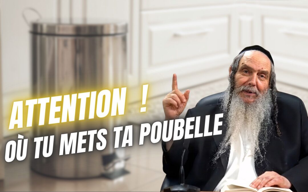 Faites attention où vous mettez la poubelle