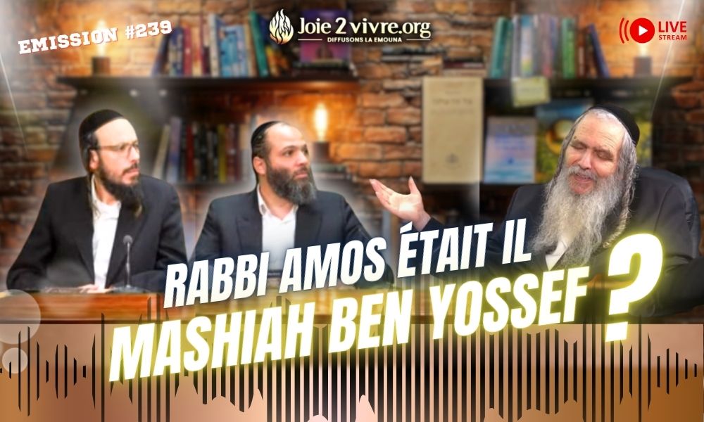 Rabbi Amos était il Mashiah ben Yossef?